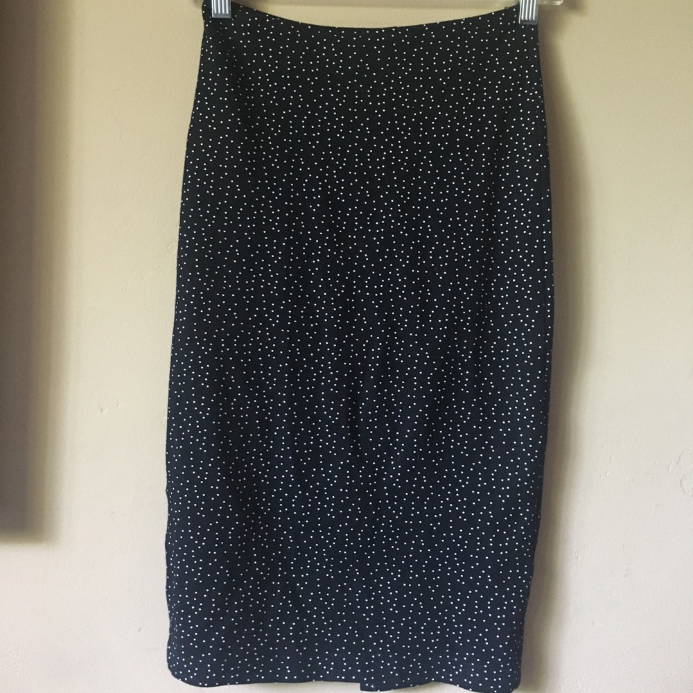 American Apparel Midi Stretch Pencil Skirt